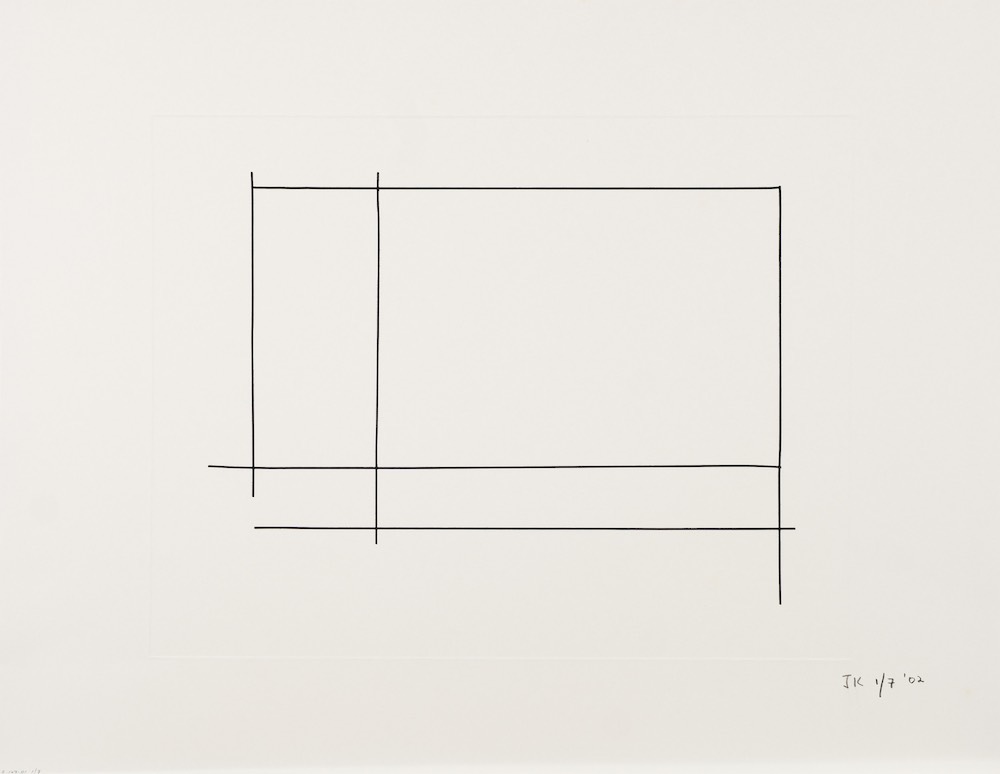 * Justin Knowles [1935-2004]- S.109.01, linear form,:- initialled, numbered and dated J.K. - Image 6 of 6