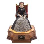 A Royal Worcester Limited Edition figure of Mary I: modelled by Ronald Van Ruyckevelt,