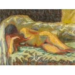 * Zdzislaw Ruszkowski [1907-1990]- Reclining nude,:- signed bottom right oil on canvas,