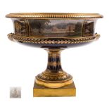 A large Sèvres [Louis-Philippe] pedestal vase,