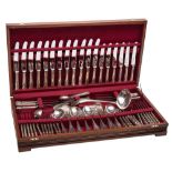 An Elizabeth II silver flatware service, maker George Ibberson & Co, Sheffield,