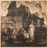 Frank Brangwyn [1867-1956]- Pont Neuf,:- etching, signed in pencil in the margin,