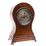 Joshua Tyson Jnr, Bristol, a mahogany balloon-shaped bracket clock: the eight-day duration,