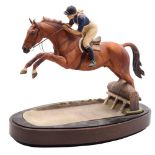 A Royal Worcester Limited Edition equestrian figure of 'H.R.H.