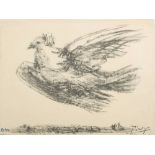 * Pablo Picasso [1881 - 1973]- La Colombe en vol,:- lithograph,