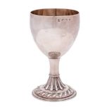 A George III silver goblet, maker Thomas Daniell & John Wall, London,