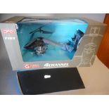 A 4 channel mini remote control helicopter, F103: boxed.