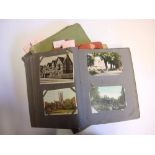 A collection of Edwardian and later postcards: subjects include topographical, humour,