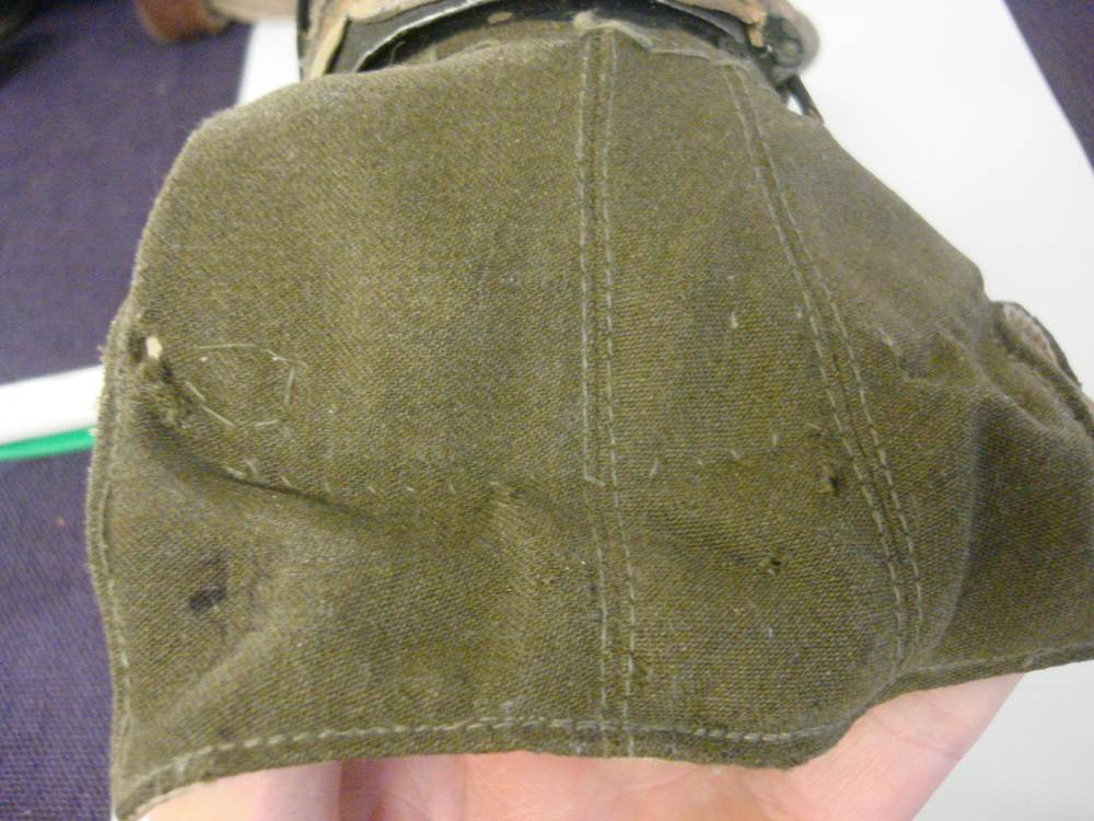 A WWII period leather flying helmet, formerly the property of Major Robert Hickman Holmes, - Image 16 of 35