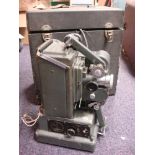 A Pailliard Bolex Model G916 projector in case: