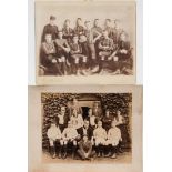 Marlborough College 1882 'Cock House XV' and 'School XV' rugby team photographs,