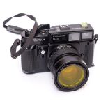 A Fuji Professional 6x9 Rangefinder medium format film camera: GW690 MK II, 90mm Fujinon f3.