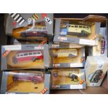 Corgi Classics and Corgi Classic Commercials: thirteen Bedford OB type Coaches: various liveries