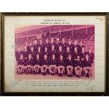 A small group of late 19th/early 20th century framed team photographs,