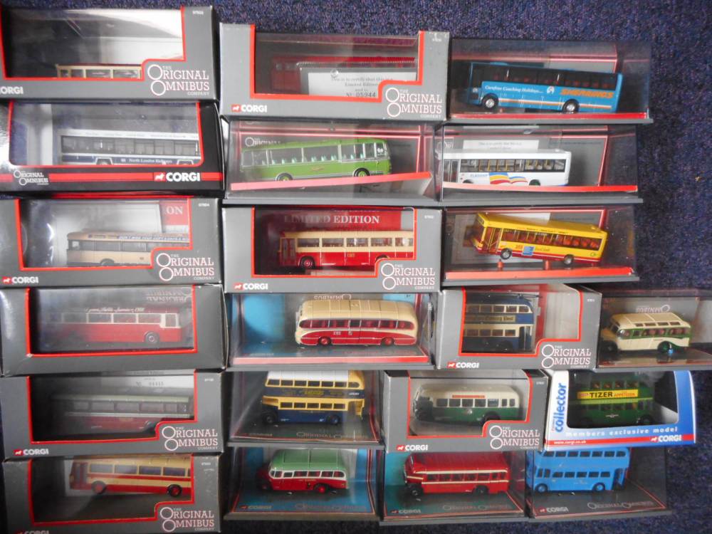 Corgi various series: Double decker buses and coaches including Lough Swilly,