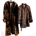 Four various fur coats including one by Daphmond and another by M Huntbach & Co Ltd: (4)