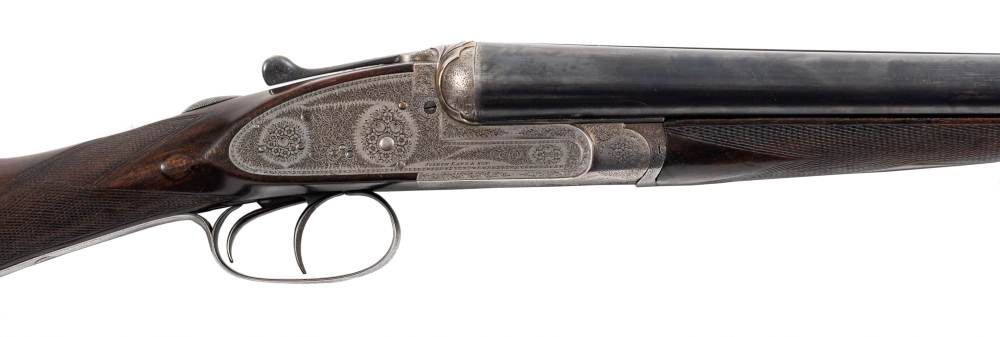 A Joseph Lang double barrel 12b sidelock ejector: 28 inch barrels No. - Image 4 of 11