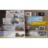 Bronco, Master Box, Tamiya and others,