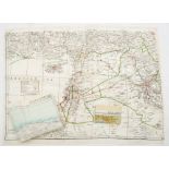 Three RAF silk maps:, comprising 'Alexandria-Torbruck' second edition,