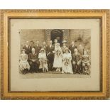 A group of late 19th/early 20th century framed portrait and wedding photographs: (a lot)