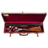 A Boss and Co double barrel twelve bore easy opening ejector: No 22894,