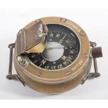 A Military pattern navigator/diver's wrist compass Pattern 261, No 696B/55:,