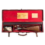 A Holland and Holland double barrel twelve bore sidelock ejector: No 12185,