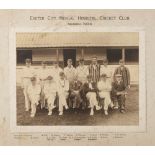 A group of late 19th/early 20th century team photographs: including one of Exeter City mental