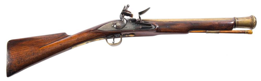 A 19th century brass barrel blunderbuss by Wheeler & Son,