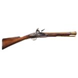 A 19th century brass barrel blunderbuss by Wheeler & Son,