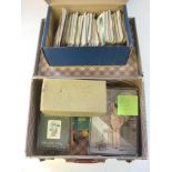 A small collection of early 20th Century postcards: including several various photographic cards of