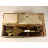 A T Walker & Sons Patent A1 ' Harpoon' Ship's log in original pine case:,