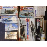 Matchbox, Academy and Airfix a collection of 1/72nd plastic aircraft construction kits,