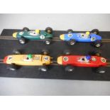 Scalextric, C.72 B.R.M F1 racing car in British racing green with yellow nose: C.72 B.R.M.