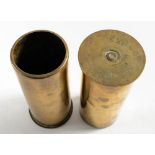 Two brass Electric Engine starting cartridge cases: (2)