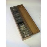 A collection of early 20th century 3 inch diapositive magic lantern slides of English Churches and