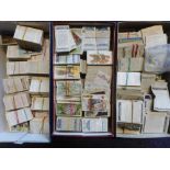 Wills, Players and others assorted sets and part sets of cigarette cards:, including, The Navy,