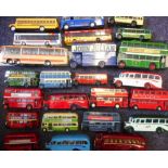 Corgi various series: Double decker buses and coaches and removal van and others, all unboxed (24).