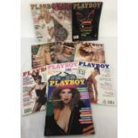 10 copies of 1980's & 90's Playboy magazine, to include Special editions.
