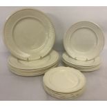 A quantity of vintage Wedgwood Etruria & Barlaston dinner ware, in cream coloured glaze.