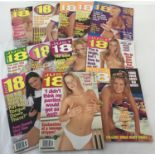 12 issues of Just 18, adult erotic magazine.