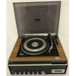 A 1970's National Panasonic SG 2050L record turntable with integral radio cassette.