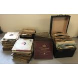 A large quantity of vintage classical, opera and folk music 78 records.