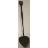 A vintage turfing spade, stamped Brades Co.