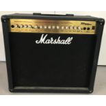 A Marshall MG Series 100DFX Amplifier with reinforced corners & carry handle to top.