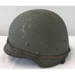 An early example of an M85 Spanish Marte kevlar helmet.