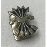 A Spanish Civil War style Condor Legion Veterans pin, with button hole fixing.