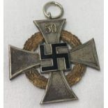 A German WWII style 50 years Civil Service, Good Conduct medal.