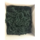 A quantity of 26 green military helmet nets.