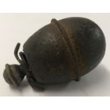 A German WWII style M39 grenade (inert).